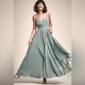 BHLDN Sage Bridesmaid Dress Size S - Excellent Condition